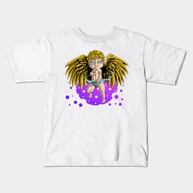 baby angel Kids T-Shirt by bondan_marshall